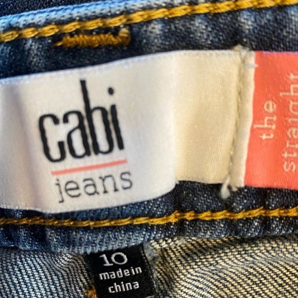 Anthropologie Cabi Jeans “The Straight” Sz 10 - Picture 4 of 4